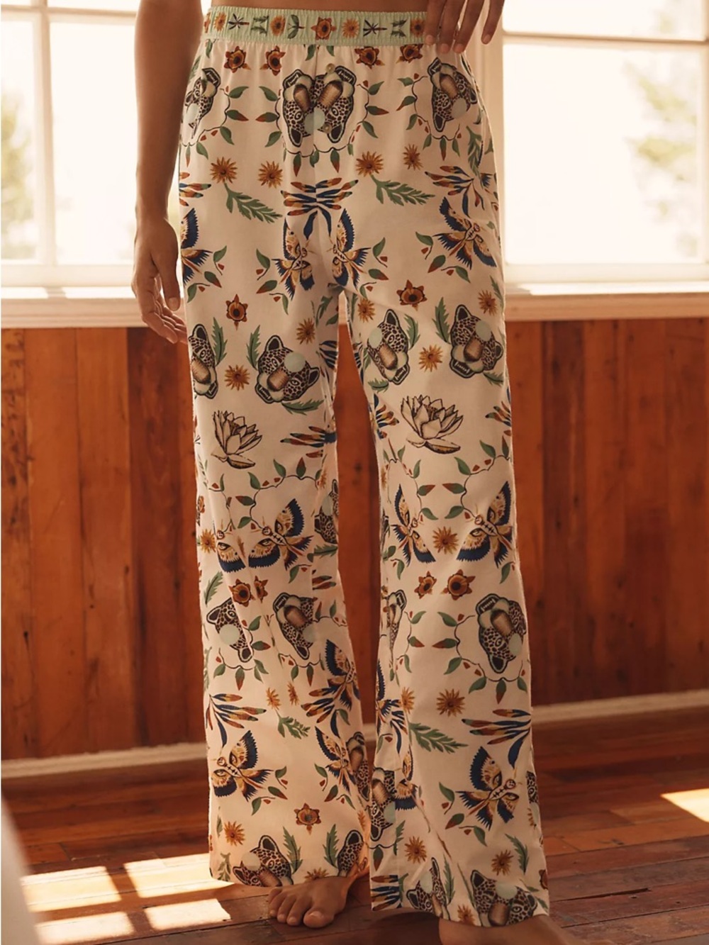 Anthropologie LyreBird Cloud Flannel Pajama Pants - Picture 4 of 5